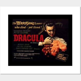 Classic Hammer Horror Movie Poster - Dracula Posters and Art